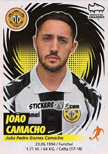 Sticker João Camacho - Futebol 2018-2019 n. 184 - Panini