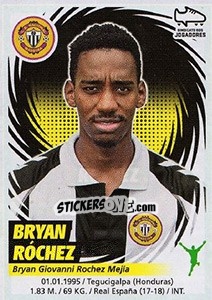 Sticker Bryan Róchez - Futebol 2018-2019 n. 186 - Panini