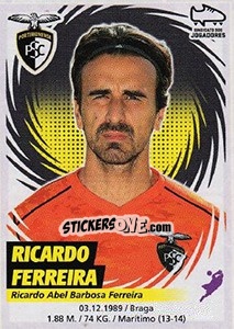 Sticker Ricardo Ferreira - Futebol 2018-2019 n. 189 - Panini