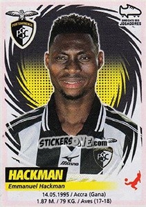 Sticker Hackman - Futebol 2018-2019 - Panini