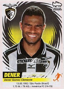 Figurina Dener - Futebol 2018-2019 - Panini