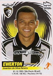 Sticker Ewerton - Futebol 2018-2019 n. 199 - Panini