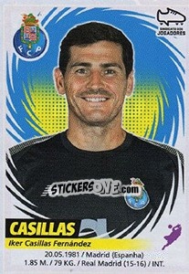Sticker Iker Casillas - Futebol 2018-2019 - Panini