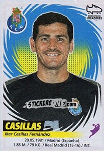 Sticker Iker Casillas - Futebol 2018-2019 n. 206 - Panini