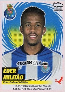 Sticker Éder Militão - Futebol 2018-2019 n. 211 - Panini