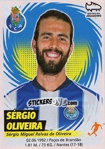 Sticker Sérgio Olieira - Futebol 2018-2019 n. 215 - Panini