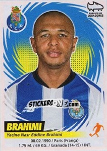 Sticker Yacine Brahimi - Futebol 2018-2019 n. 218 - Panini