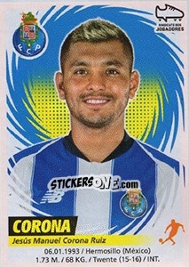Sticker Jesus Corona - Futebol 2018-2019 - Panini