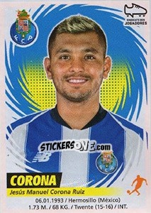Sticker Jesus Corona - Futebol 2018-2019 n. 219 - Panini