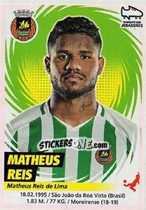 Figurina Matheus Reis - Futebol 2018-2019 - Panini