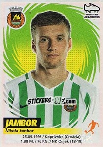 Sticker Jambor - Futebol 2018-2019 n. 249 - Panini