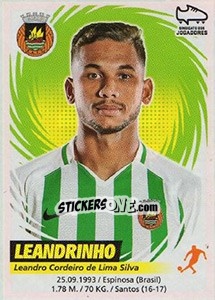Sticker Leandrinho - Futebol 2018-2019 n. 250 - Panini