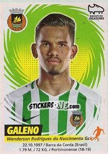 Sticker Galeno - Futebol 2018-2019 n. 253 - Panini