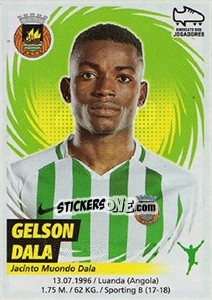 Cromo Gelson Dala - Futebol 2018-2019 - Panini