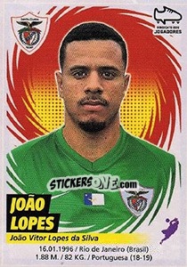 Sticker João Lopes - Futebol 2018-2019 - Panini