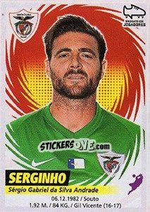 Sticker Serginho - Futebol 2018-2019 n. 259 - Panini