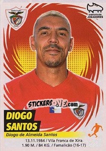 Sticker Diogo Santos - Futebol 2018-2019 - Panini