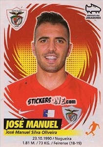 Sticker José Manuel - Futebol 2018-2019 - Panini