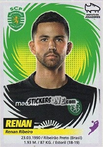 Sticker Renan Ribeiro - Futebol 2018-2019 n. 275 - Panini