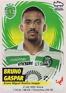 Sticker Bruno Gaspar - Futebol 2018-2019 - Panini