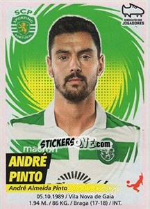 Sticker André Pinto - Futebol 2018-2019 - Panini