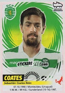 Sticker Sebastian Coates - Futebol 2018-2019 n. 280 - Panini
