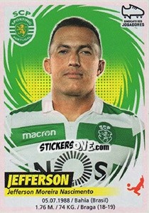 Sticker Jefferson - Futebol 2018-2019 - Panini