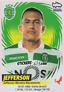Sticker Jefferson - Futebol 2018-2019 n. 282 - Panini