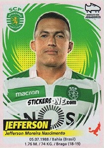 Figurina Jefferson - Futebol 2018-2019 - Panini