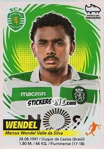 Sticker Wendel - Futebol 2018-2019 n. 284 - Panini