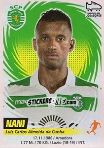 Sticker Nani - Futebol 2018-2019 - Panini