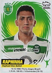 Sticker Raphinha - Futebol 2018-2019 n. 289 - Panini