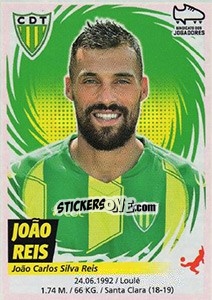 Sticker João Reis - Futebol 2018-2019 - Panini