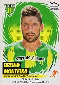 Cromo Bruno Monteiro - Futebol 2018-2019 - Panini