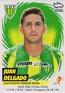Figurina Juan Delgado - Futebol 2018-2019 - Panini