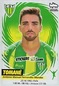 Sticker Tomané - Futebol 2018-2019 - Panini