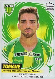 Sticker Tomané - Futebol 2018-2019 n. 306 - Panini