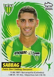 Sticker Sabbag - Futebol 2018-2019 n. 307 - Panini
