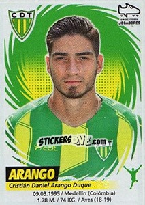 Sticker Arango - Futebol 2018-2019 n. 308 - Panini