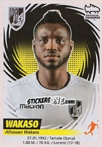 Sticker Wakaso - Futebol 2018-2019 n. 318 - Panini