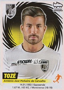 Figurina Tozé - Futebol 2018-2019 n. 320 - Panini