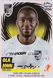 Sticker Ola John - Futebol 2018-2019 - Panini