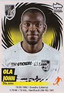 Sticker Ola John - Futebol 2018-2019 n. 321 - Panini