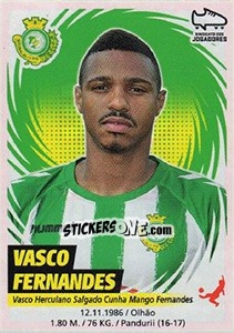Figurina Vasco Fernandes - Futebol 2018-2019 - Panini