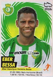 Sticker Éber Bessa - Futebol 2018-2019 n. 339 - Panini