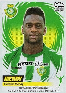 Sticker Mendy - Futebol 2018-2019 - Panini