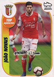 Sticker João Novais - Futebol 2018-2019 n. 355 - Panini