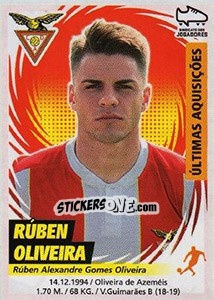 Sticker Rúben Oliveira (Aves) - Futebol 2018-2019 - Panini