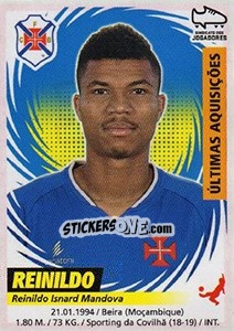 Cromo Reinildo (Belenenses) - Futebol 2018-2019 - Panini