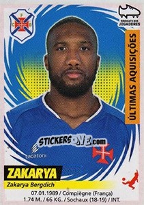 Cromo Zakarya (Belenenses) - Futebol 2018-2019 - Panini
